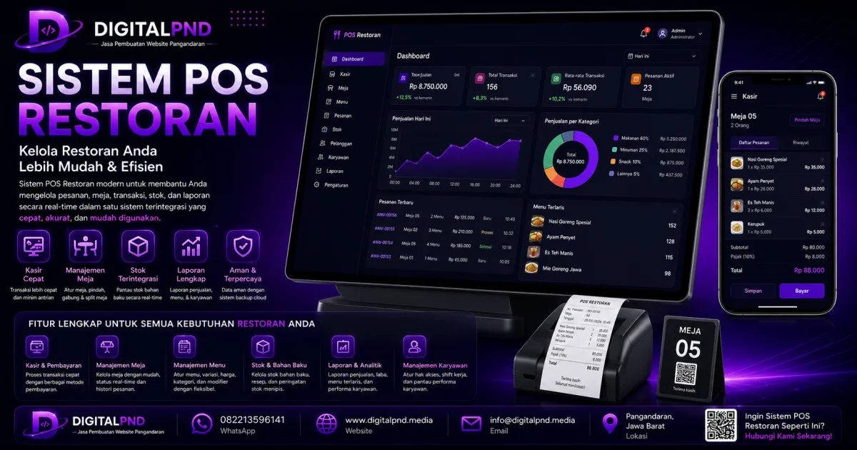 Website POS Restoran